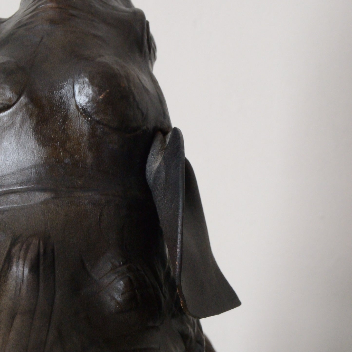 A Vintage Leather Model of an Elephant. Liberty of London (1970)