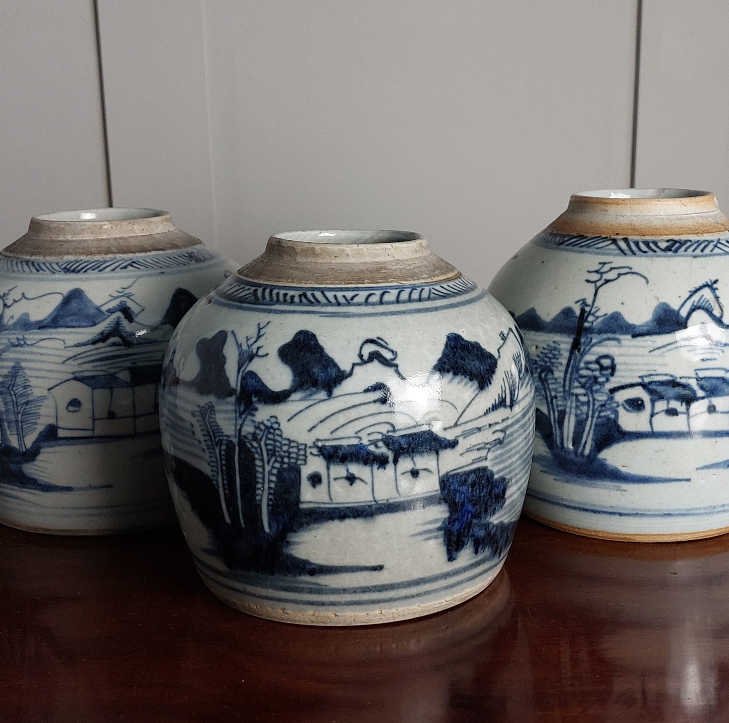 Three 18th Century Chinese porcelain jars