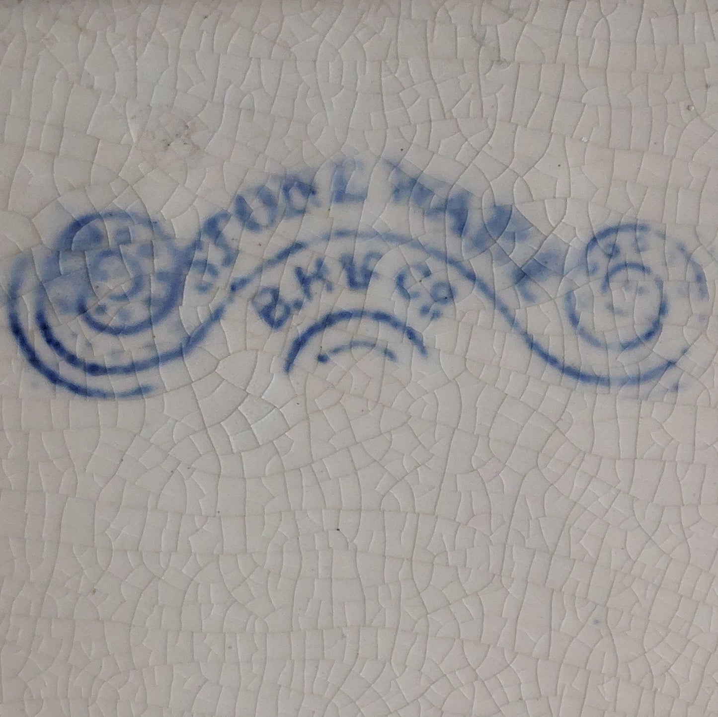 A Willow Pattern Ironstone Serving Dish 19th Century