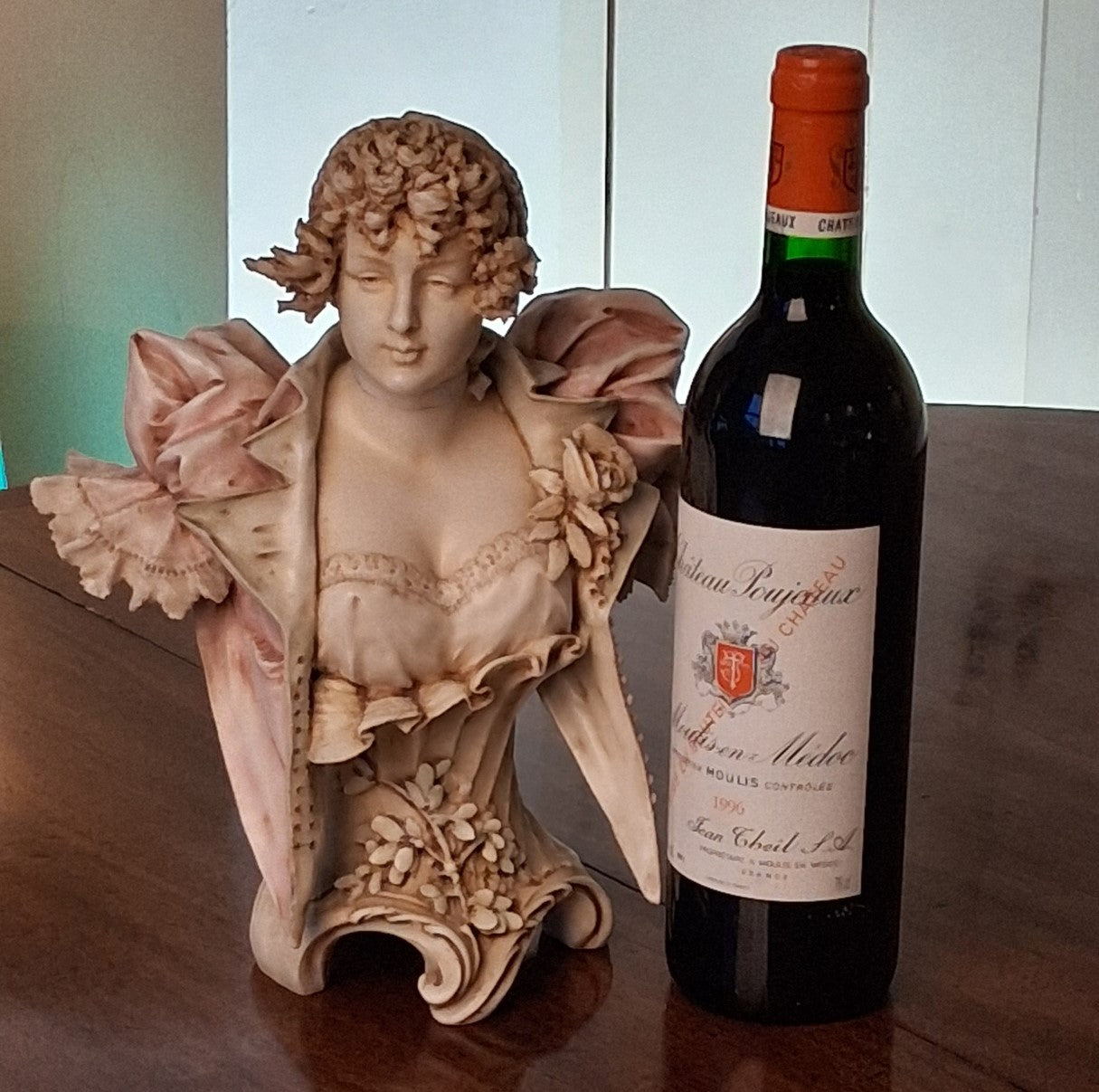 An Art Nouveau Porcelain Bust