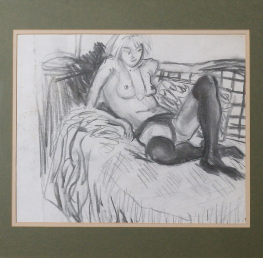 Girl on a Sofa  Michael Weller NEAC