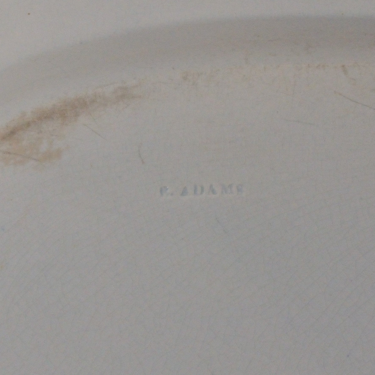 A Benjamin Adams Pearlware Serving Dish