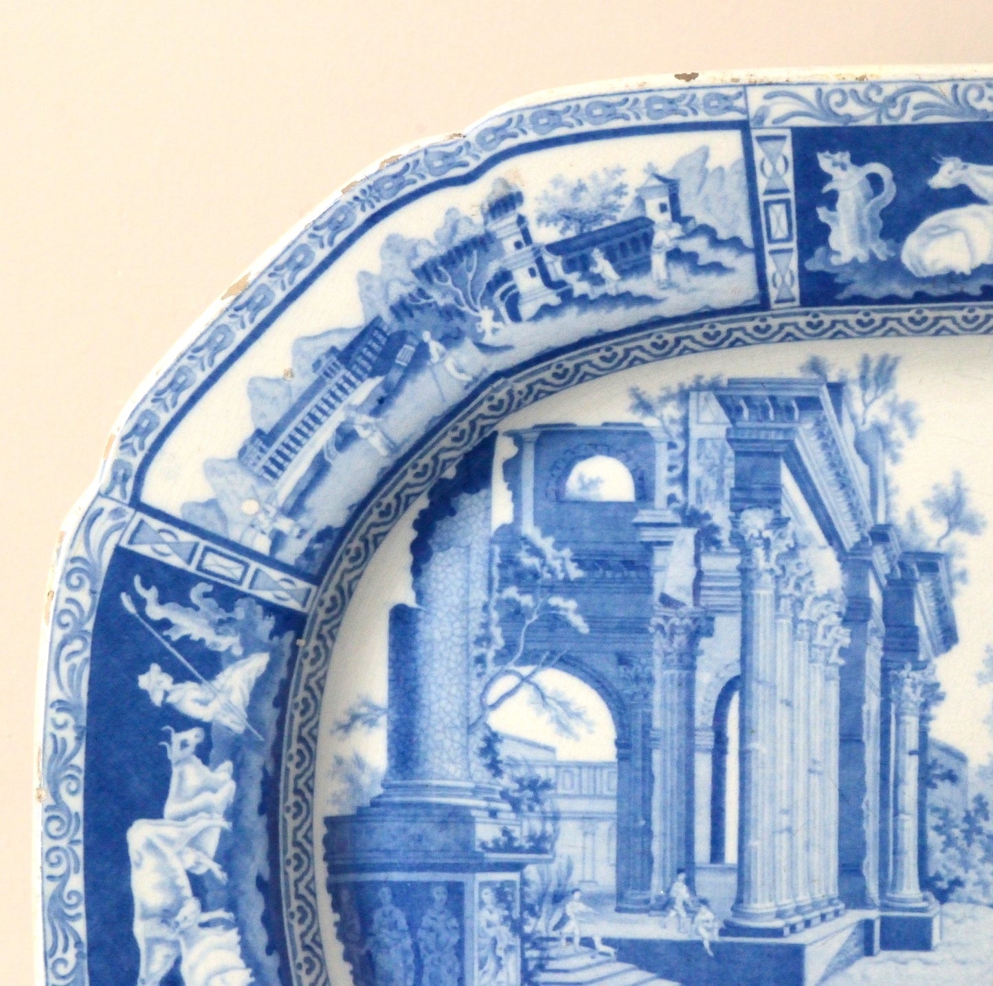 A Benjamin Adams Pearlware Serving Dish