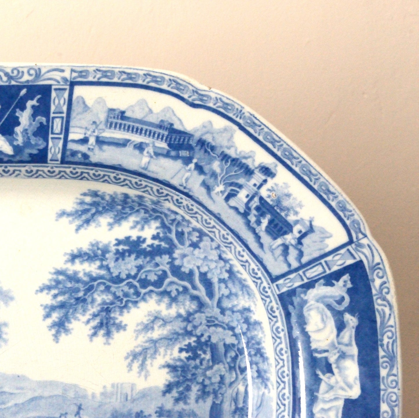 A Benjamin Adams Pearlware Serving Dish
