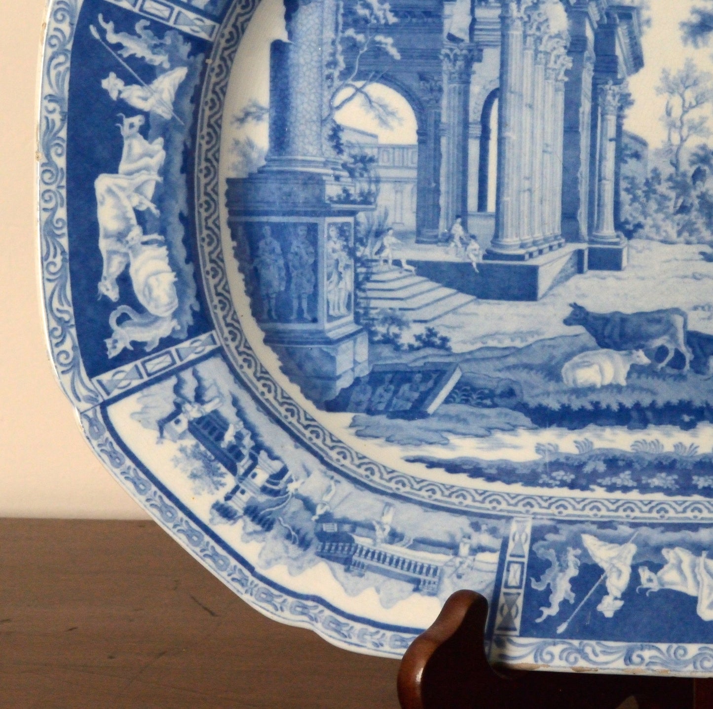 A Benjamin Adams Pearlware Serving Dish