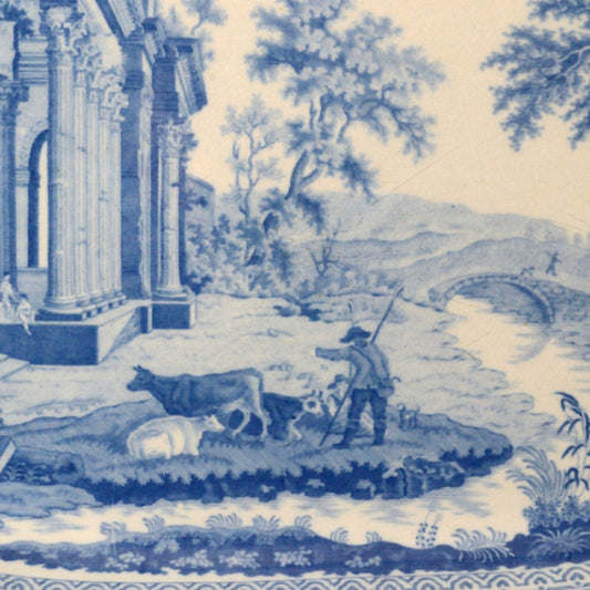 A Benjamin Adams Pearlware Serving Dish