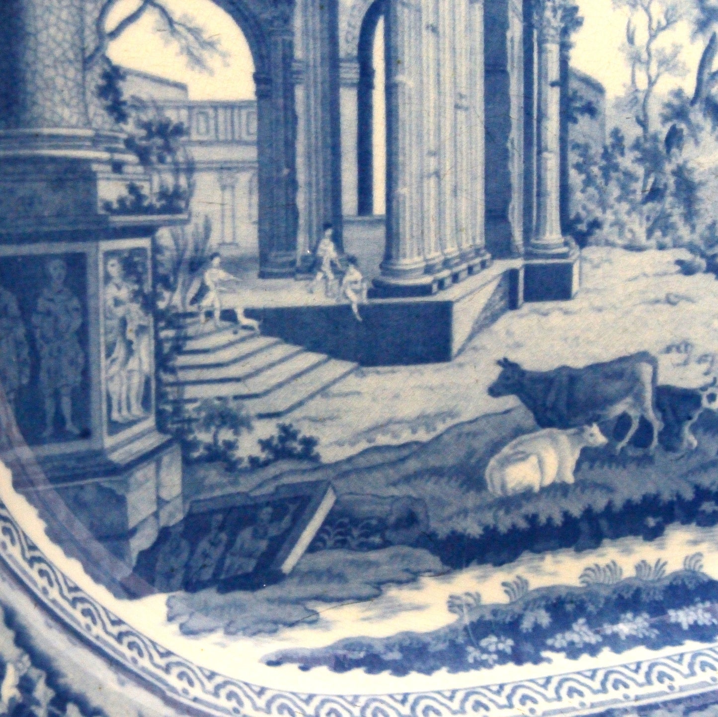 A Benjamin Adams Pearlware Serving Dish