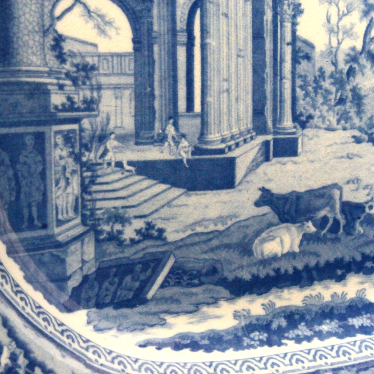 A Benjamin Adams Pearlware Serving Dish