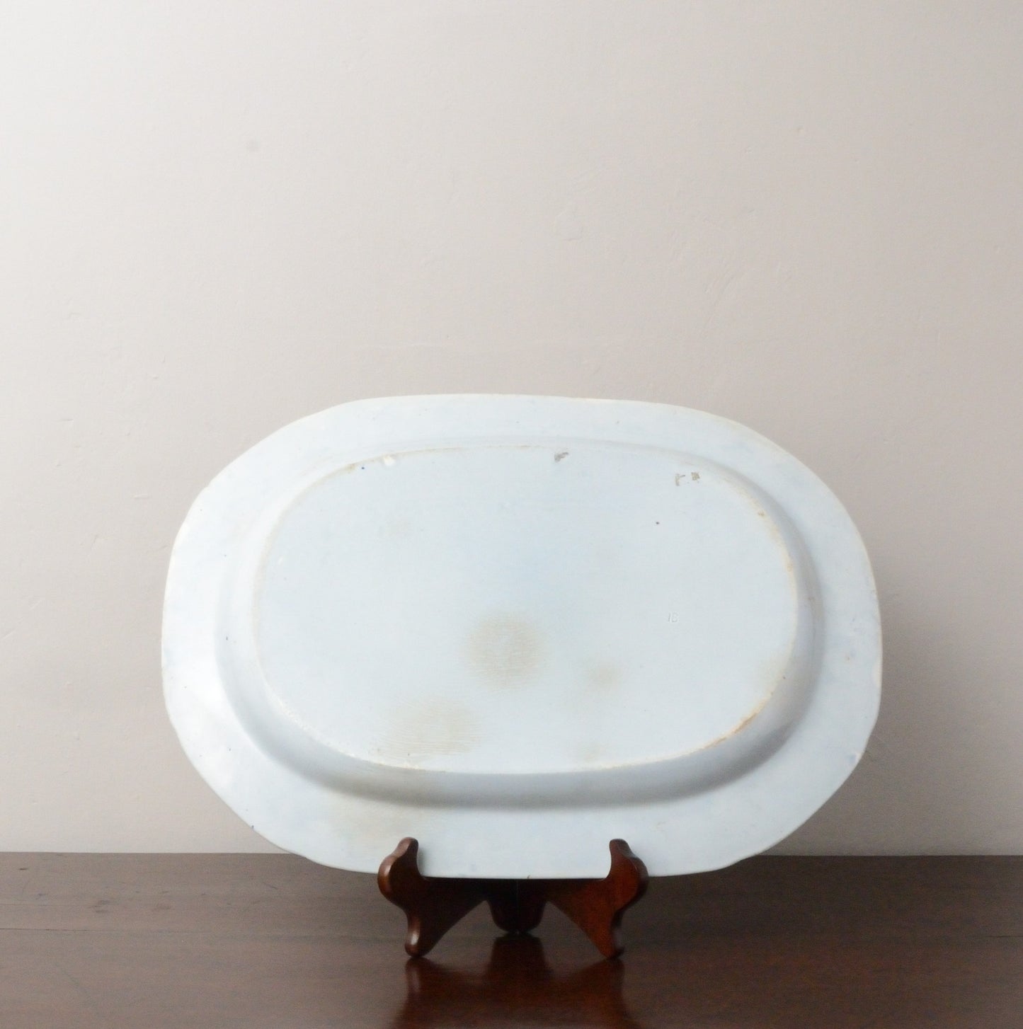 A 19th Century Blue and White Serving Dish