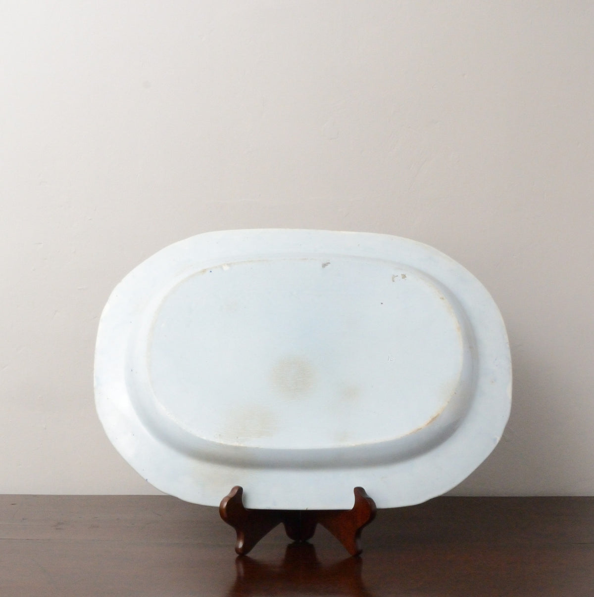 A 19th Century Blue and White Serving Dish