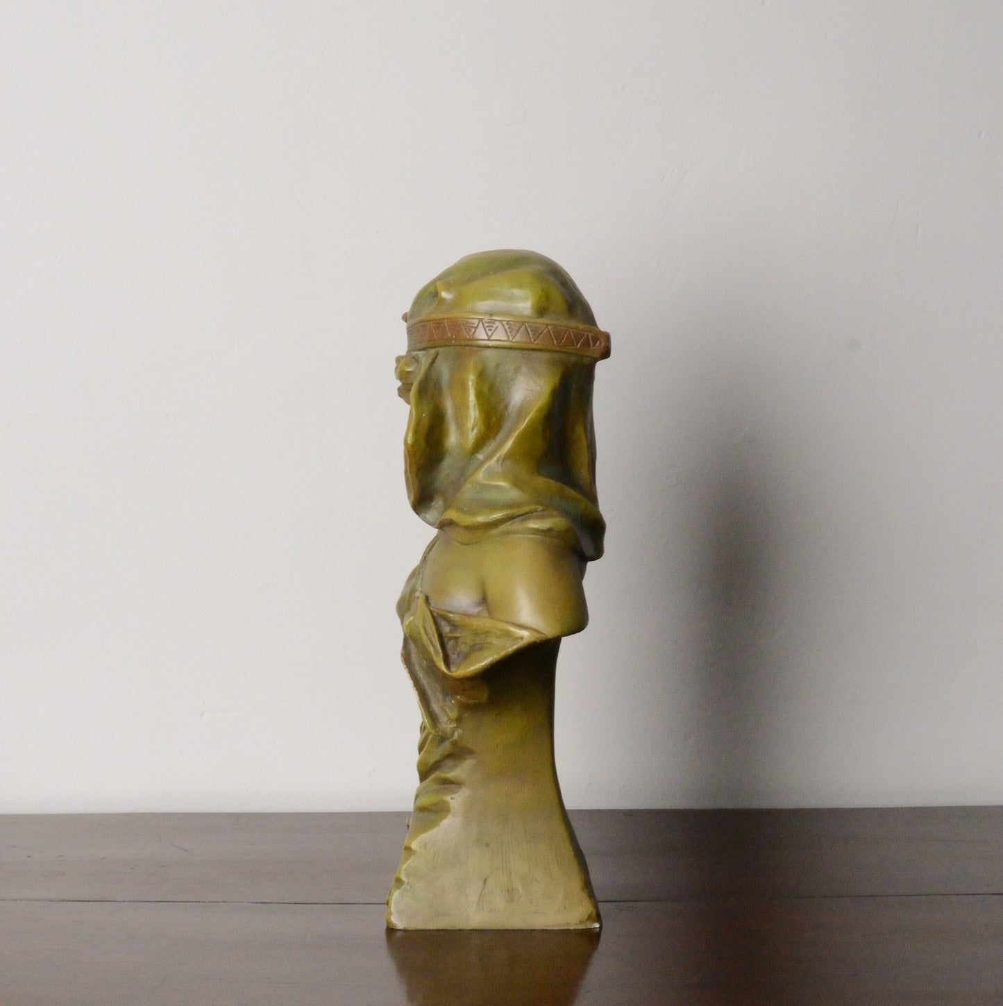 An Art Nouveau Bronzed Bust