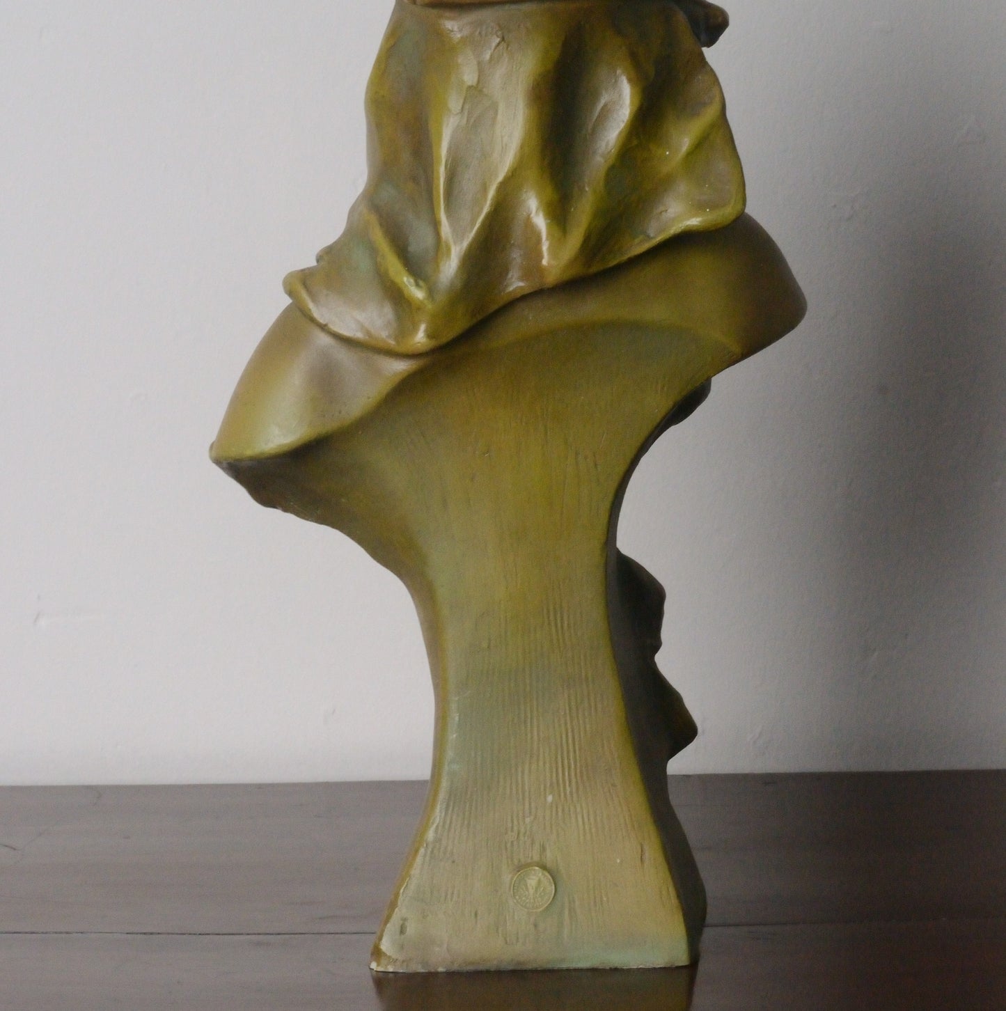 An Art Nouveau Bronzed Bust