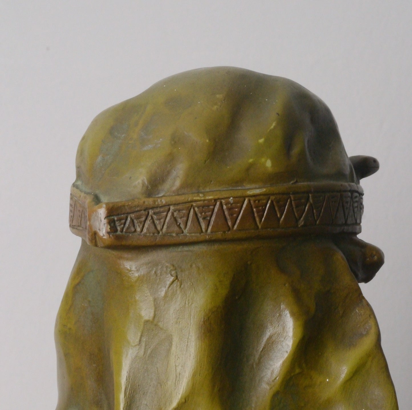 An Art Nouveau Bronzed Bust