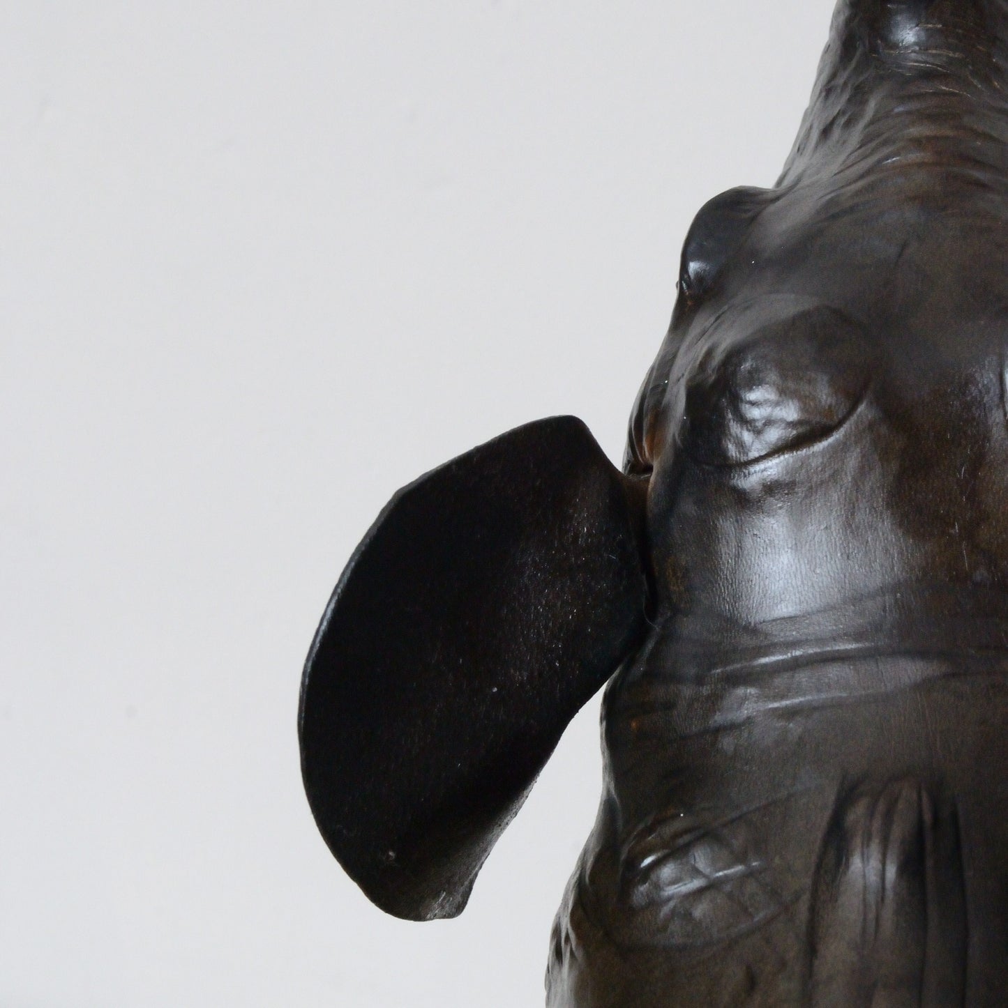 A Vintage Leather Model of an Elephant.  Liberty of London (1970)