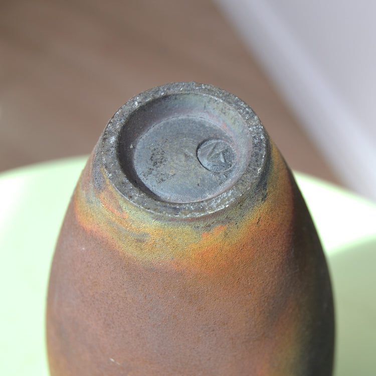 A Collection of Three Raku Conical Sculptures by Andrew Niblett