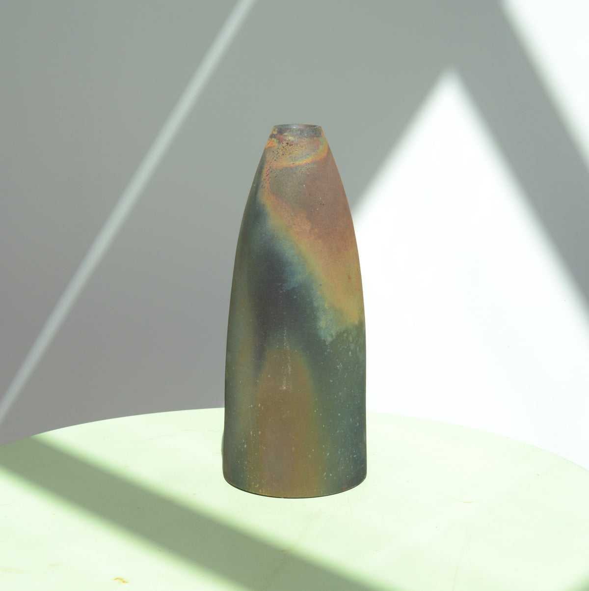 A Collection of Three Raku Conical Sculptures by Andrew Niblett