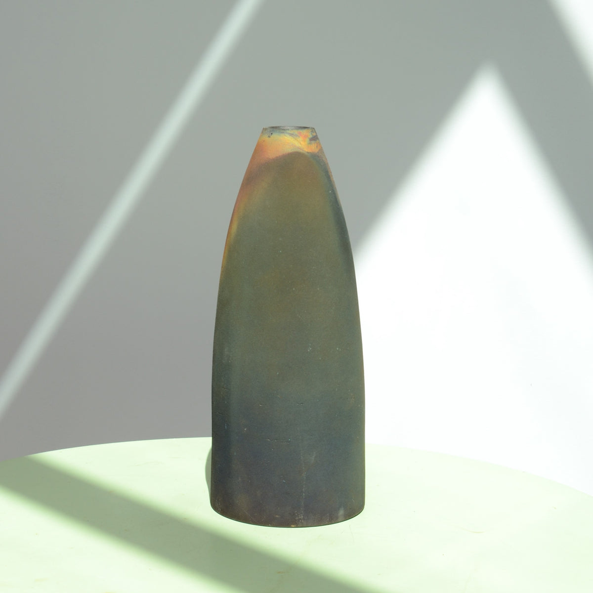 A Collection of Three Raku Conical Sculptures by Andrew Niblett
