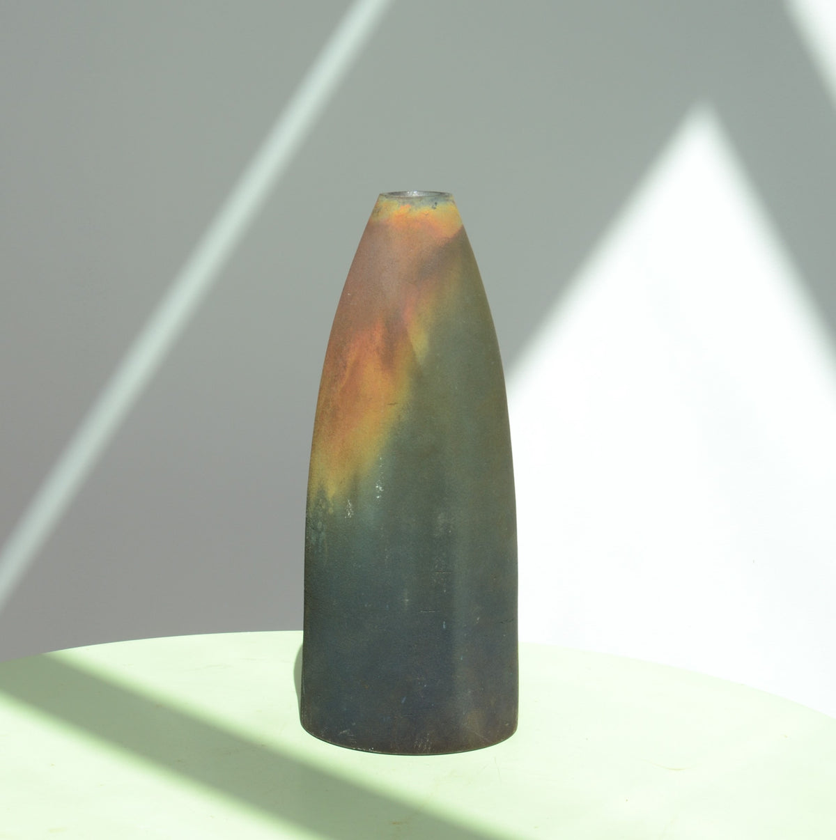A Collection of Three Raku Conical Sculptures by Andrew Niblett