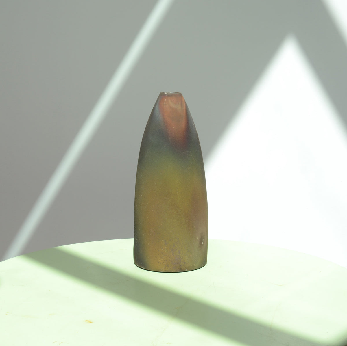 A Collection of Three Raku Conical Sculptures by Andrew Niblett