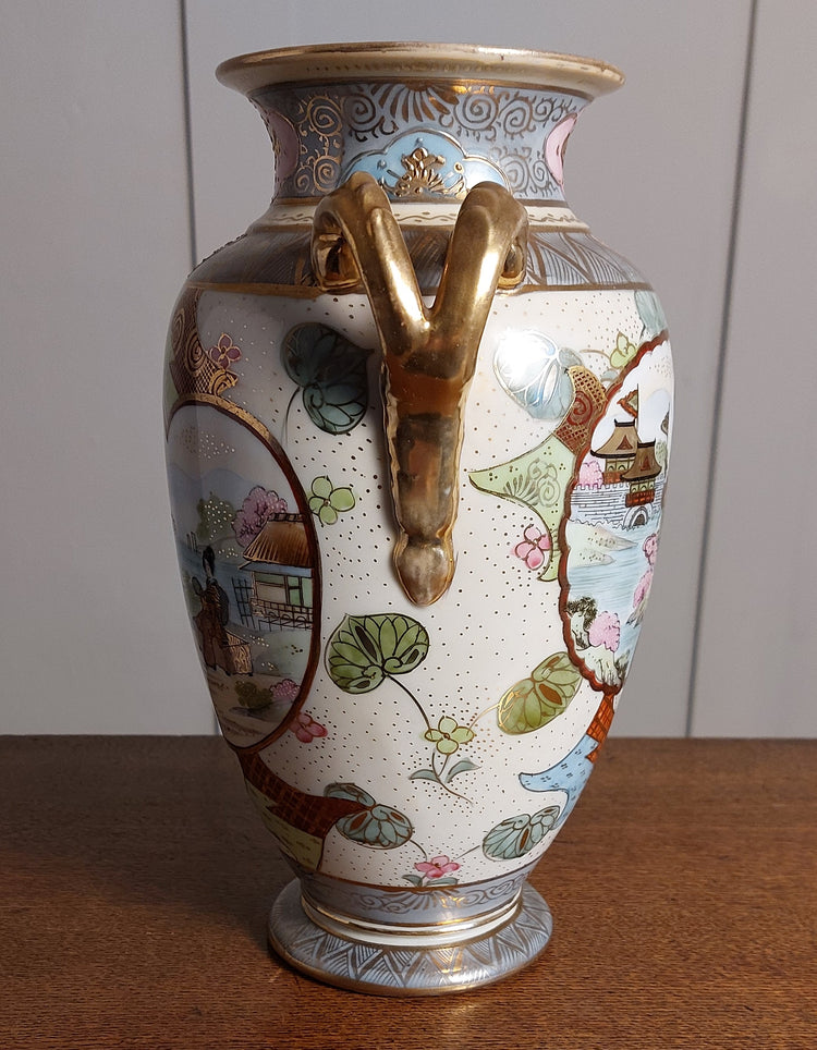 A Pair of Early 20th Century Noritake Vases