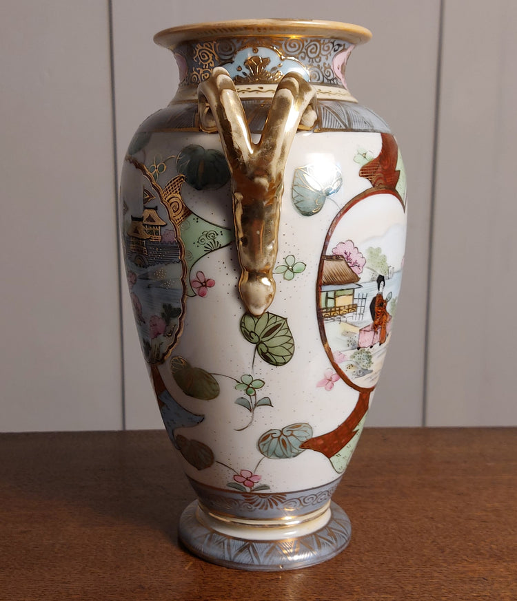 A Pair of Early 20th Century Noritake Vases