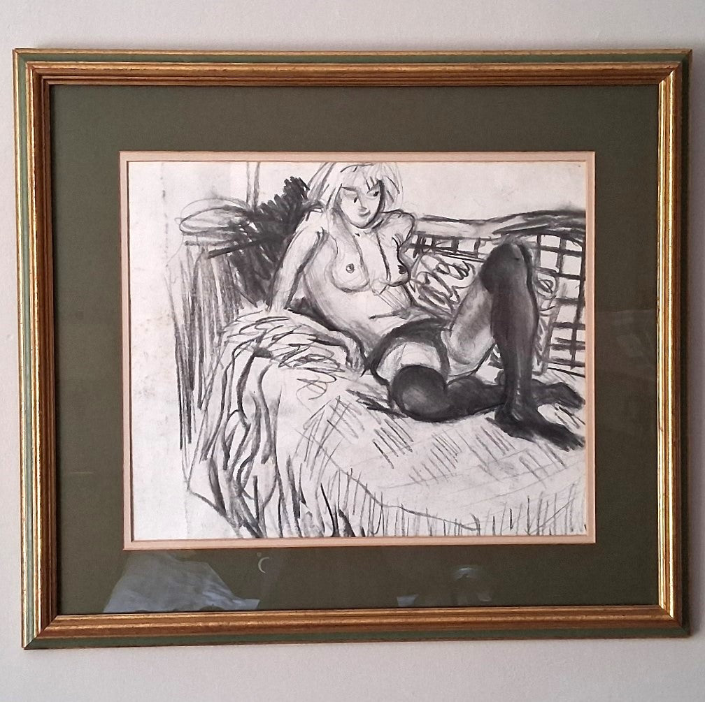 Girl on a Sofa  Michael Weller NEAC
