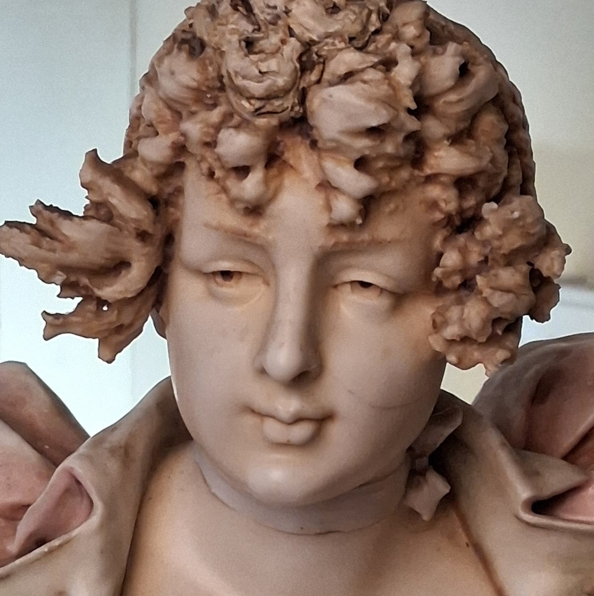 An Art Nouveau Porcelain Bust