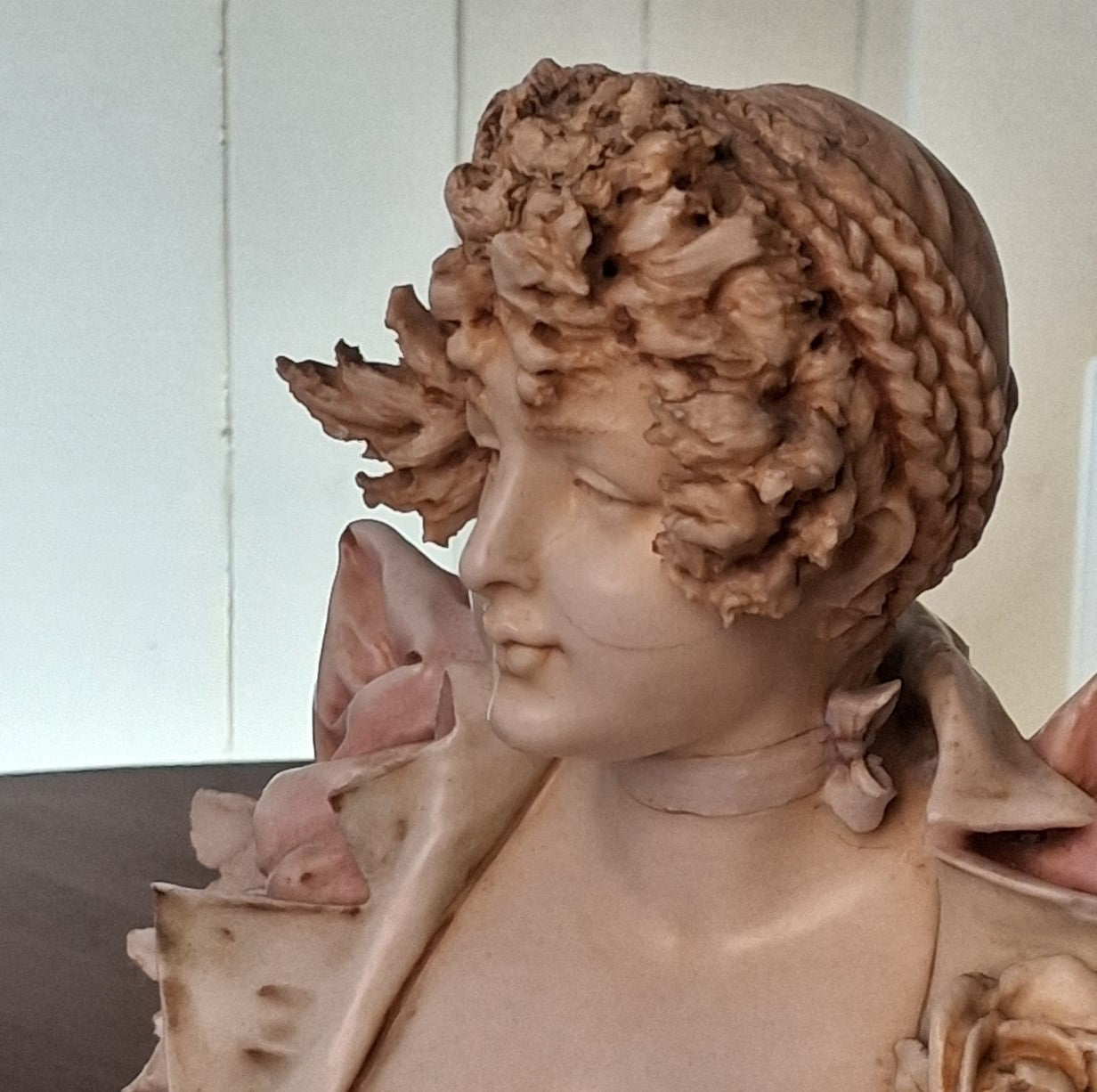 An Art Nouveau Porcelain Bust