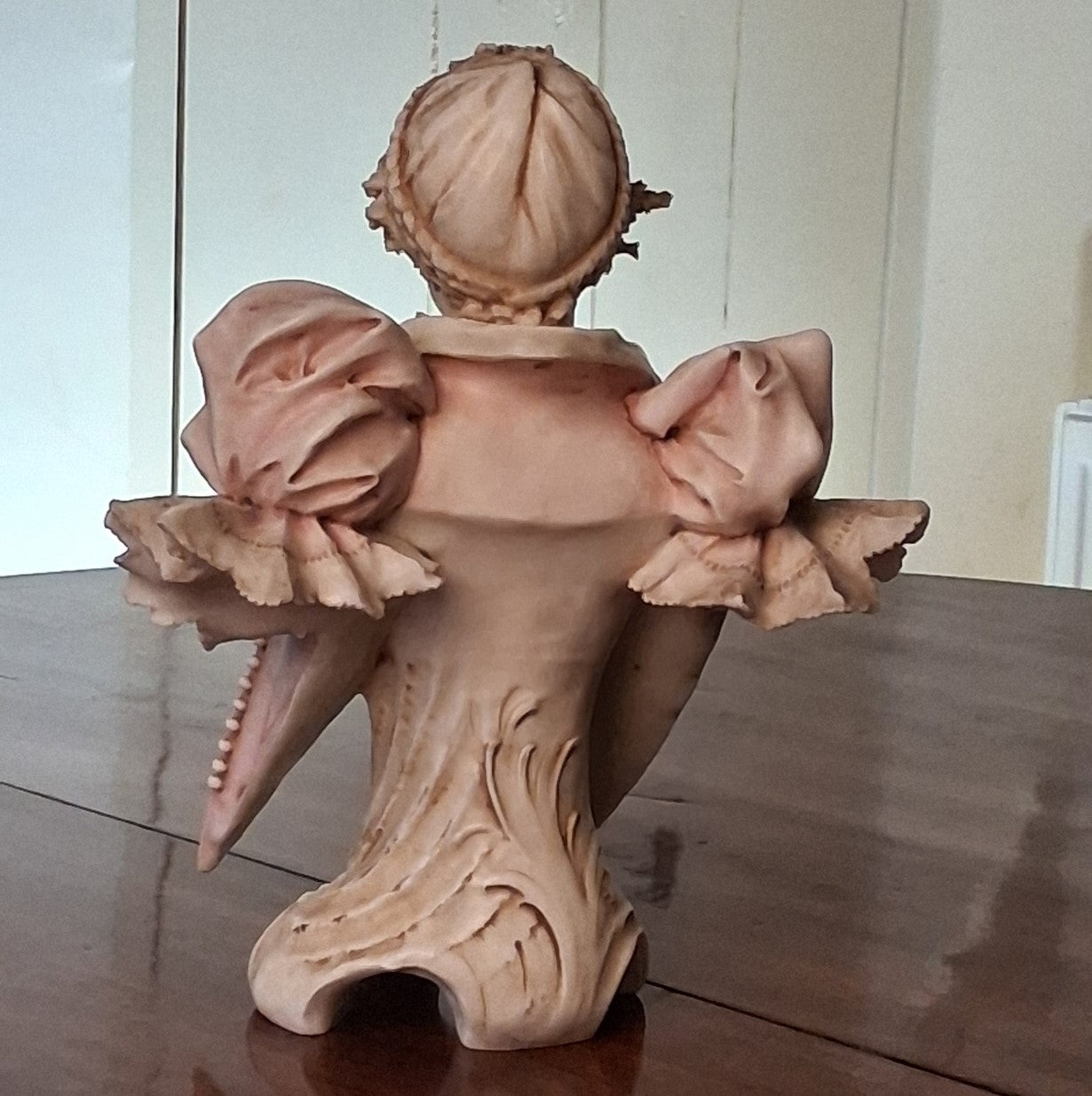 An Art Nouveau Porcelain Bust