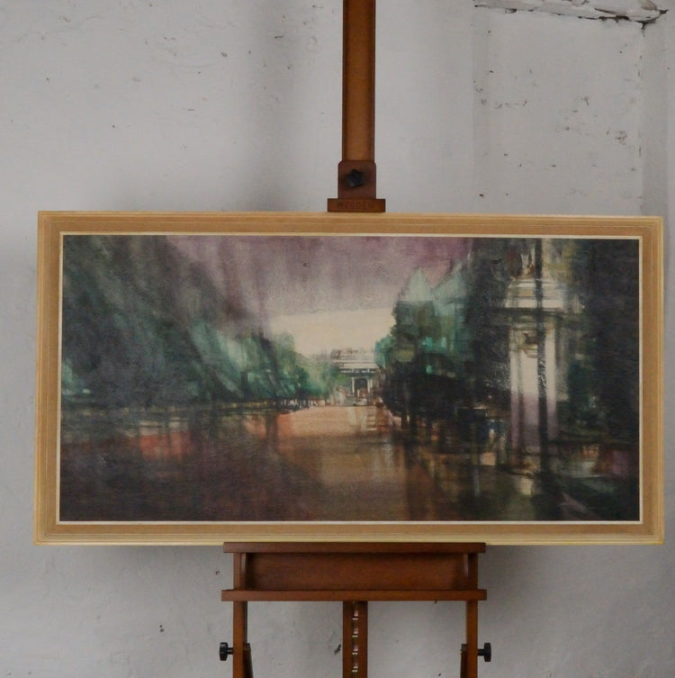 'The Mall, London' by Eric Mason (1921 - 1986) Oil on board