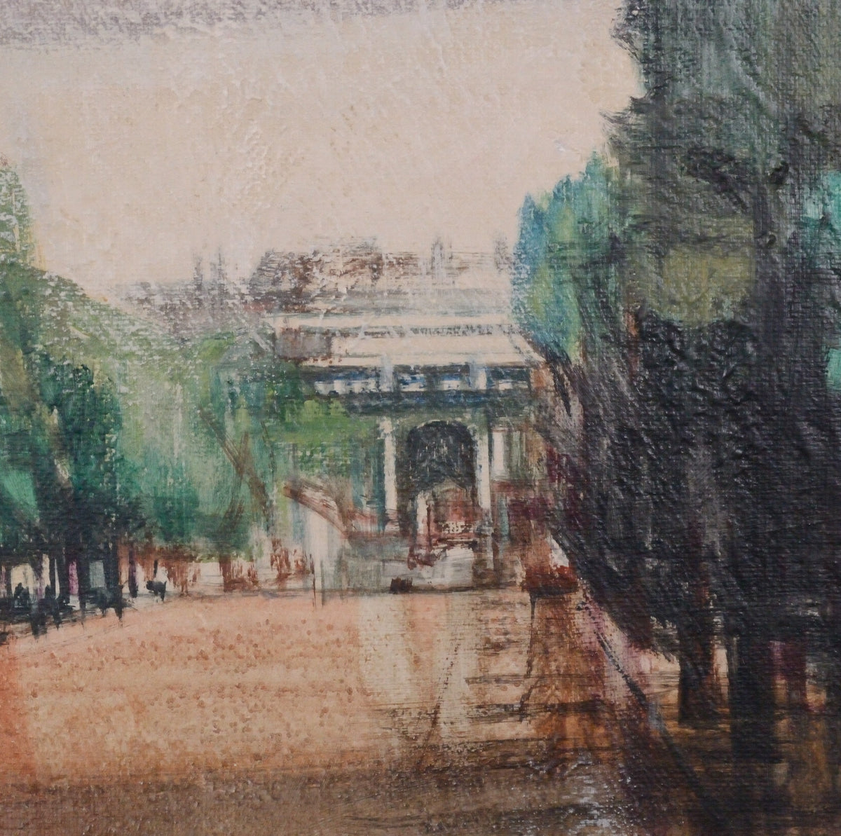 'The Mall, London' by Eric Mason (1921 - 1986) Oil on board