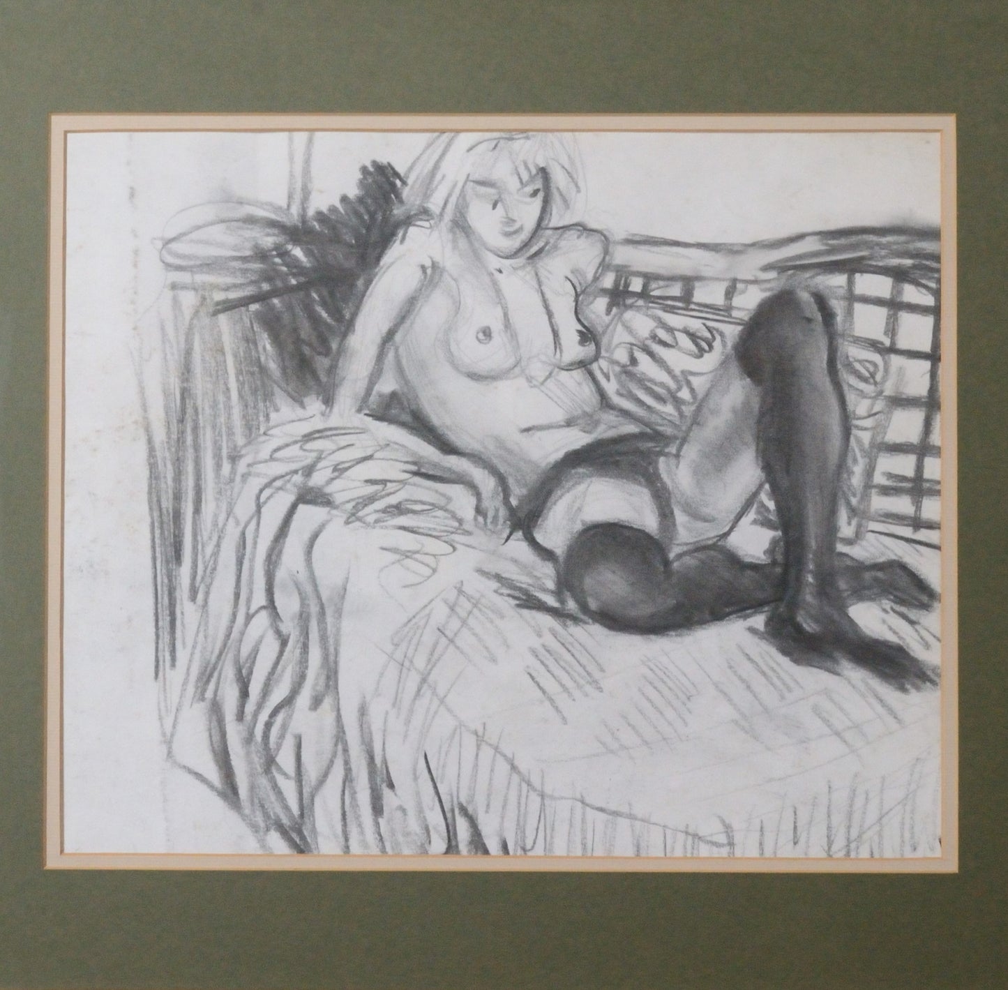 Girl on a Sofa  Michael Weller NEAC