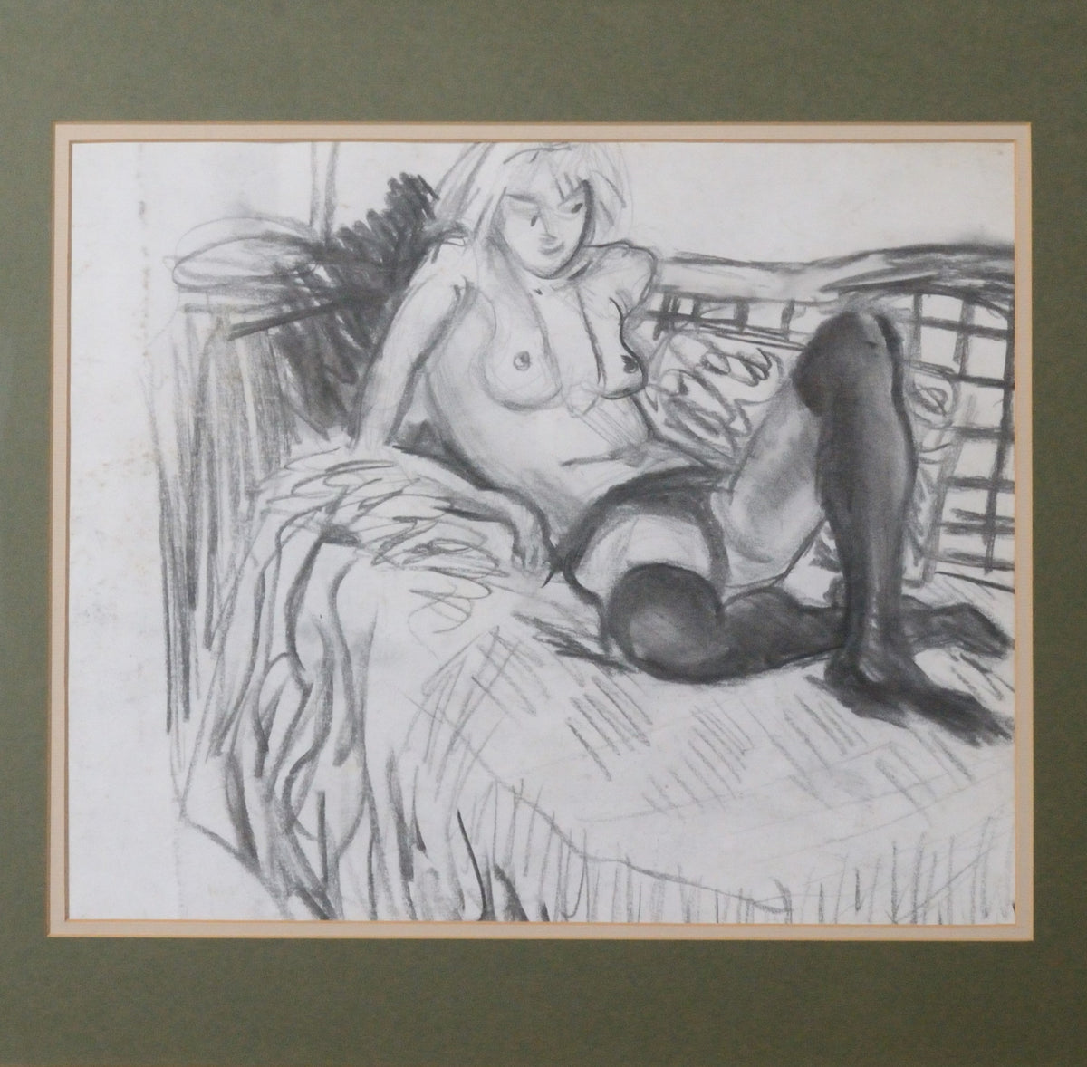 Girl on a Sofa  Michael Weller NEAC