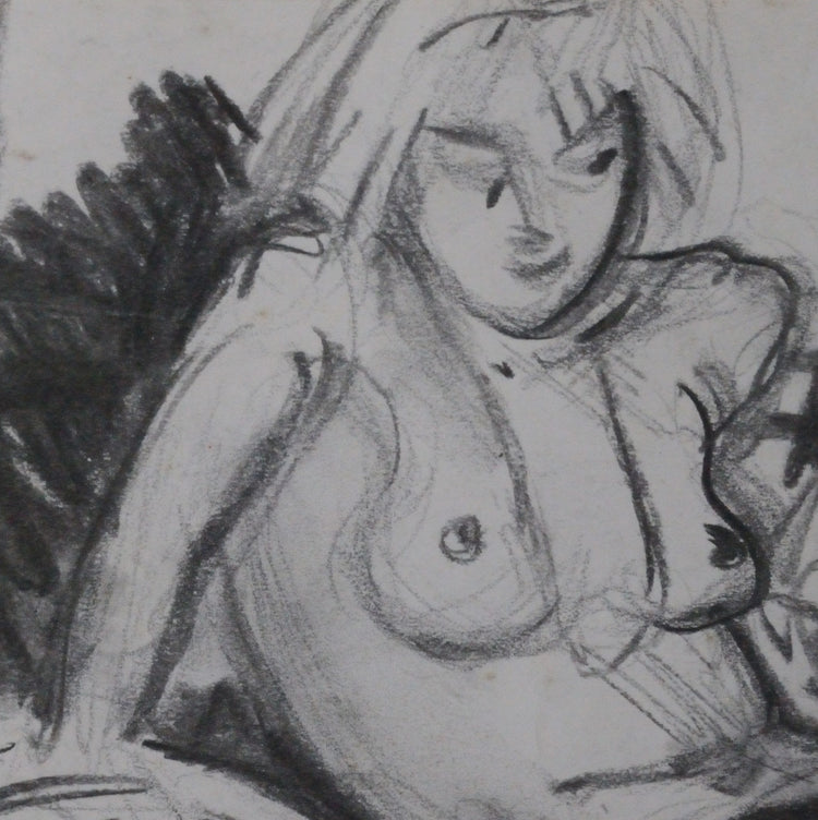 Girl on a Sofa  Michael Weller NEAC