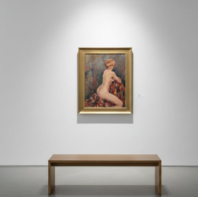 A Painting, Seated Nude signed H Durrant