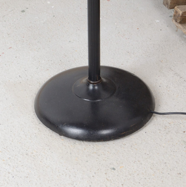 A Vintage Industrial swan neck lamp